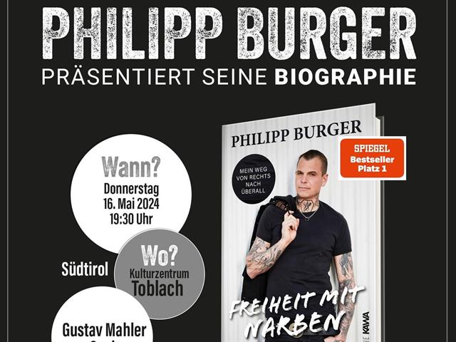 Foto für Freiheit mit Narben | Philipp Burger präsentiert seine Biographie